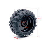4PCS Rubber Tire 6034 for SCY 16101 PRO 16102 PRO 1/16 RC Monster Truck additional angle