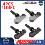 4PCS Tire Pressure Monitor Sensor 56029398AB 68241067AA For Chrysler Voyager Dodge Durango Jeep Gran