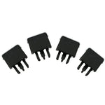 Clip Air Conditioning Vent Parts Plastics 31.3mm X 34.2mm 4PCS/Set Black Car Louvre B alternate view