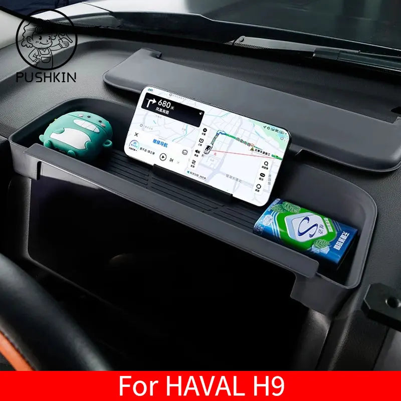 Dashboard Rear Storage Box | Silicone Sunshade for Haval H9 MKII 2025 2026