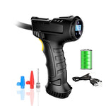 120W Wireless Digital Tire Inflator | Portable Air Compressor for Car and Motorcycle close-up view