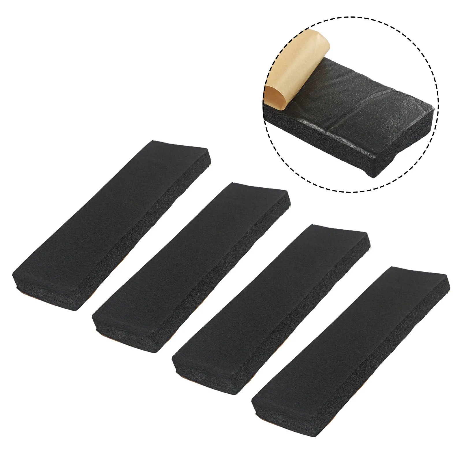4pcs Set Garage Car Door Protector Wall Corner Bumper Guard Foam Block For Parking Spa close-up view
