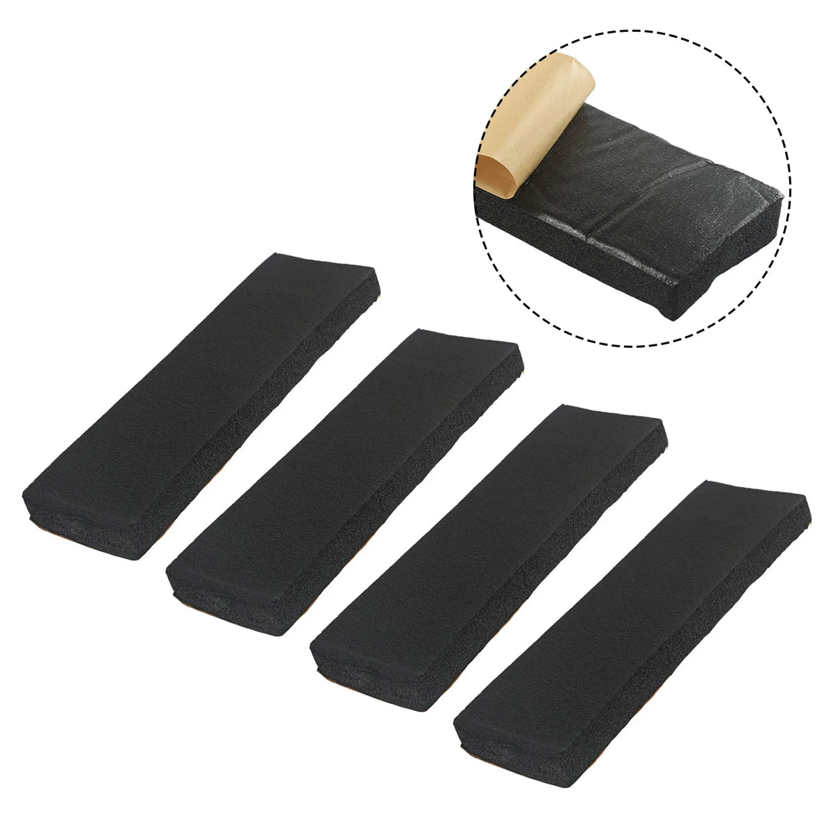 4pcs Set Garage Car Door Protector Wall Corner Bumper Guard Foam Block For Parking Spa close-up view