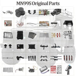 MN99 MN99S Model D90 D91 RC Car Window Mesh Upgrade Spare Parts Metal OP Simulated Decorations Acces