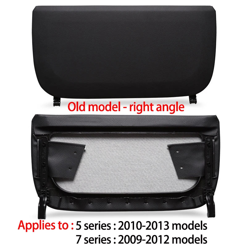 F10 F11 F01 F02 F07 Leather Car Seat Backrest Panel Storage Pocket Cover For BMW 5 7 S close-up view