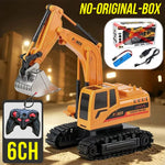 RC Excavator 2.4Ghz 6 Channel 1:24 RC Engineering Car Alloy And Plastic Excavator B additional angle