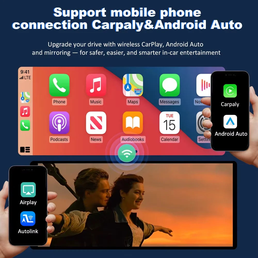 Linux Wireless Carplay Android Auto Car Radio Multimedia For BMW 5 Series F10 F11 2011 2 detail view