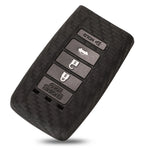 Jingyuqin Remote Car Key Carbon Fiber Silicone Case Cover For Honda Mugen Acura ILX MDX RDX ZDX TL RL TSX NSX 4 Buttons