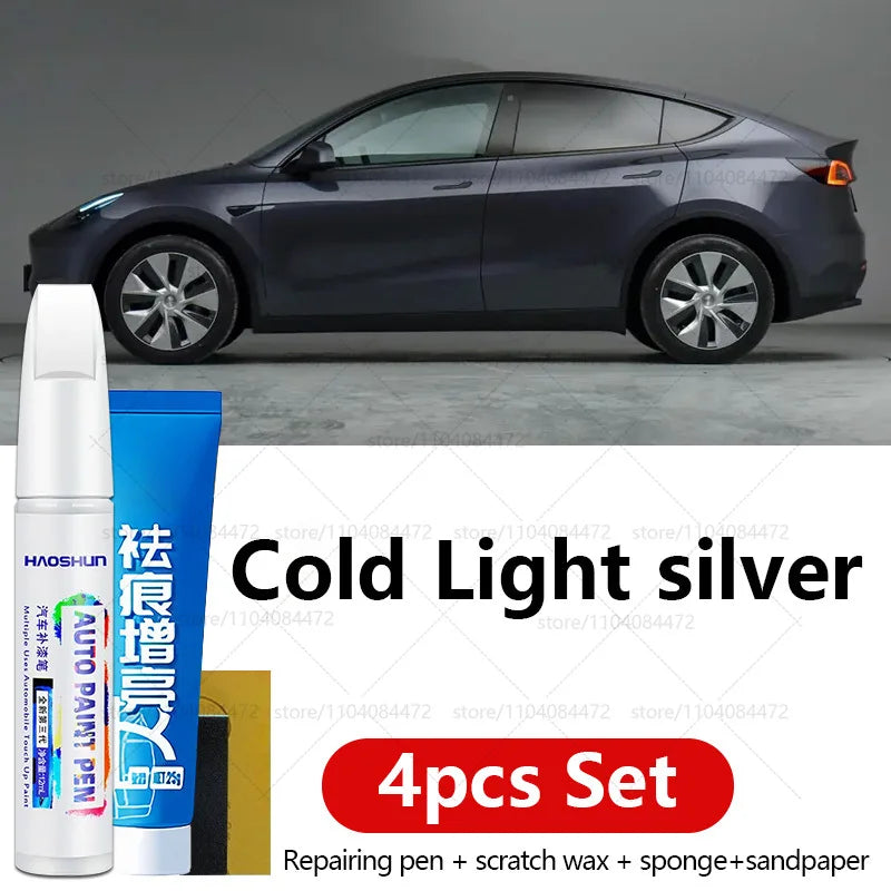 Car Paint Repair Pen For Tesla Model X Y S 3 | 4PCS Scratch Repair Kit lifestyle view