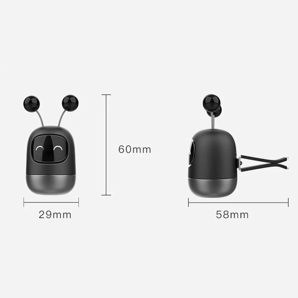 Car Air Freshener Auto Creative Mini Robot Air Vent Clip Parfum Flavoring Ventilation lifestyle view