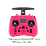 RadioMaster Pocket Crush Preinstalled EdgeTX ExpressLRS Hall Gimbal Transmitter Remote close-up view