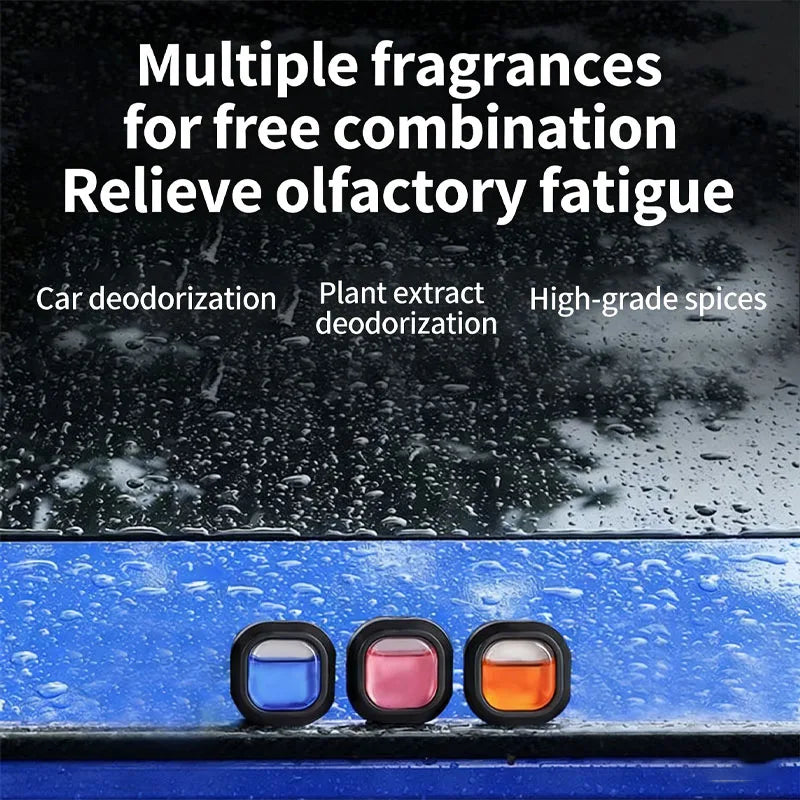 Car Air Freshener Vent Clip - Essential Oil Scented Odor Eliminator Non-Toxic Car Int alternate view