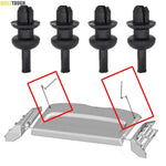 Opel Corsa F 2019-2021 Trunk Parcel Shelf Clips, 4PCS