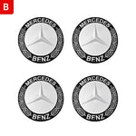 4PCS 56/60/65/75mm Car Wheel Center Hub Cap Emblem Sticker For Mercedes Benz W204 W20 alternate view