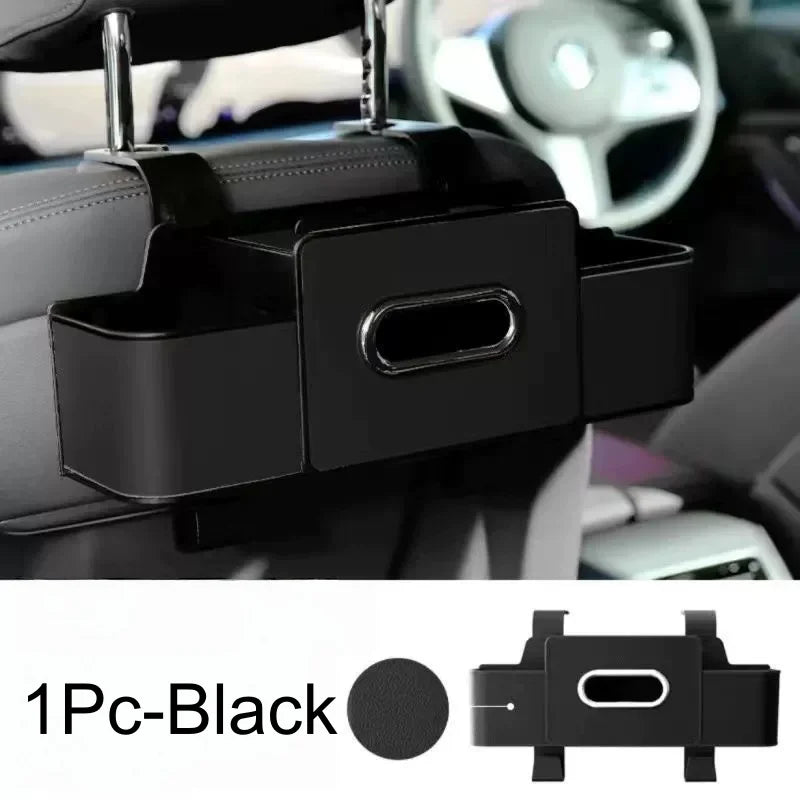 Car Seat Back Multifunctional Storage Box, Car Tissue Box, Phone Holder, Cup Holder, Car Rear Seat Backrest Storage Box