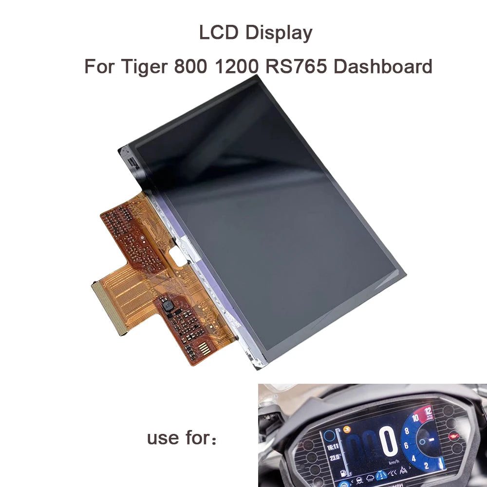 LCD Display Screen for Triumph Tiger 800 1200 Speed Triple RS Instrument Cluster Dash lifestyle view