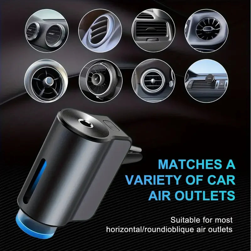 Car air freshener, three intensity adjustable, car aroma diffuser, portable freshener perfume fragrance