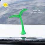 Car Roof Ornament Bean Sprout Seedling Flower Bud Decoration lifestyle view