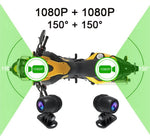 Motorcycle Dash Cam | Dual 1080P, Waterproof, WiFi, GPS detail view