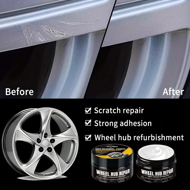 Automobile Wheel Rim Scratch Reconditioning Paste, Tire Rim Scratch Paint Repair Past alternate view