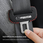 2Pcs Car Seat Belt Buckle Protector Cover for Mazda Models | Suede Accessories alternate view