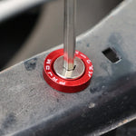 JDM Style Car Fender Washer License Plate Bolt M6 Screw Aluminum Gasket Engine Bay Dr lifestyle view
