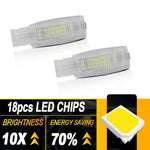 2/10PCS OEM# 1K094710971N For VW Golf 4 5 6 7 Passat B5 B6 B7 Car LED Bulb Interior Sun Visor Vanity Mirror Lamps for Volkswagen