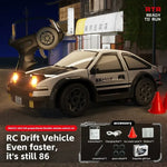 1:64 Desktop RC Drift Car 2.4G High-Speed Racing Car Four-Wheel Mini Desktop Remote C alternate view