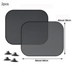 Car Side Window Sun Shade Curtains Front Rear Window Suction Cup