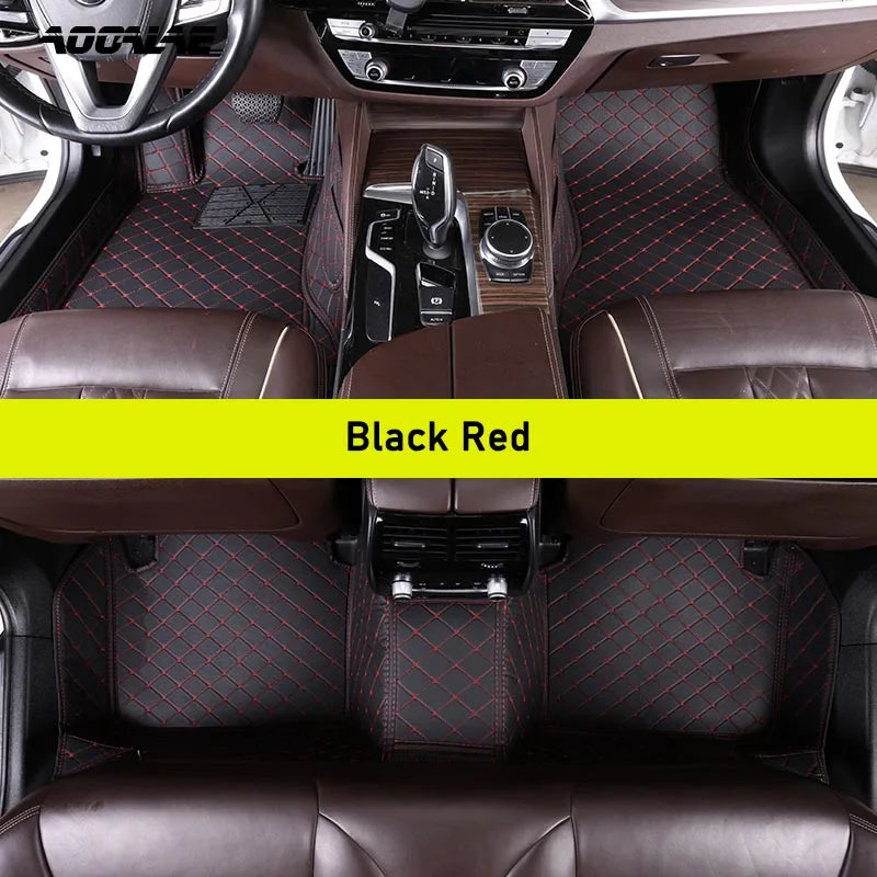 AOOALE Custom Car Floor Mats For DS3 Auto Carpets Foot Coche Accessorie