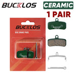 BUCKLOS Ceramic Hydraulic Disc Brake Pads | Wear-Resistant MTB Brake Pads for Shima additional angle