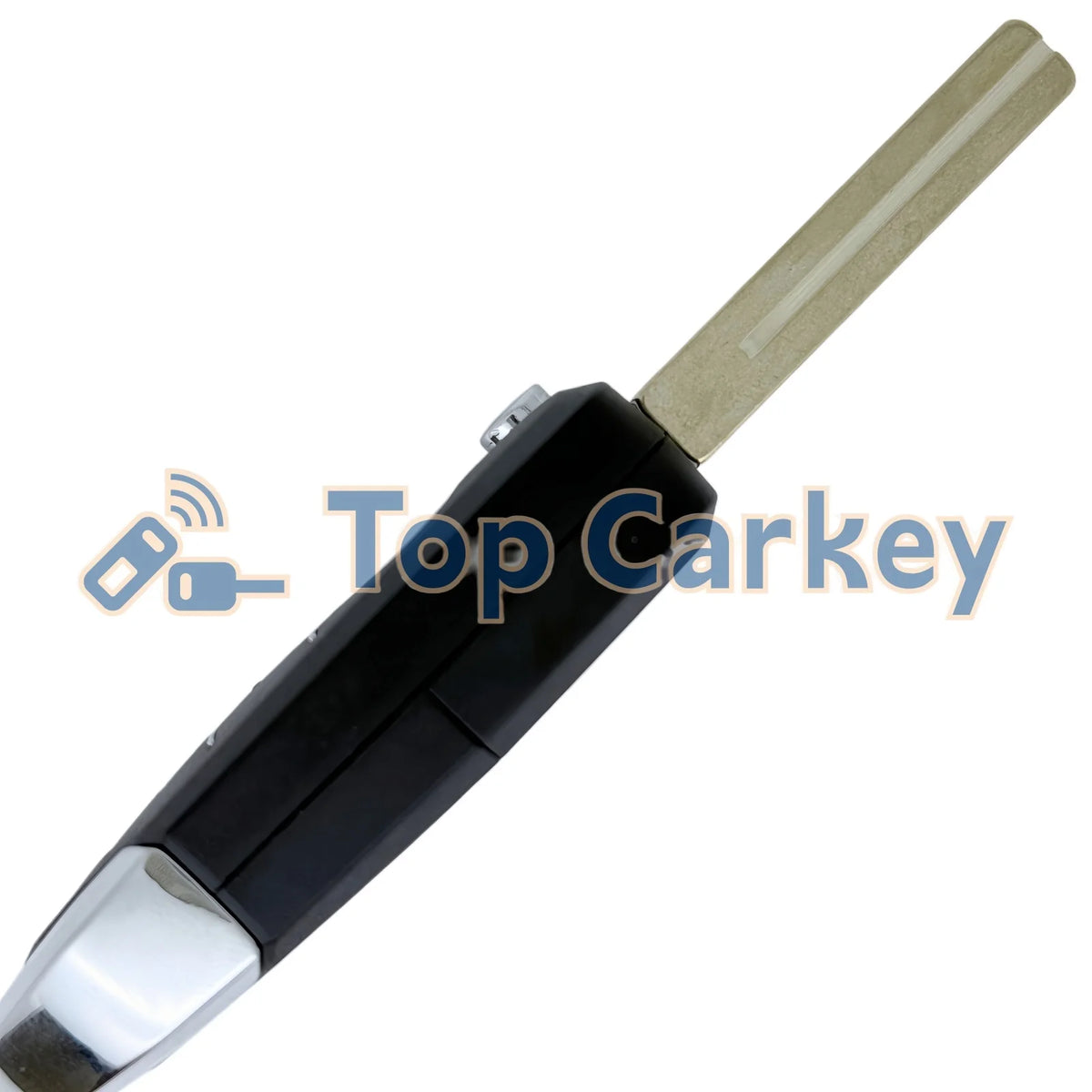 TopCarkey Replacement Flip Remote Key Shell Fob Housing Case for SAIC MAXUS T60 T70 T9 close-up view