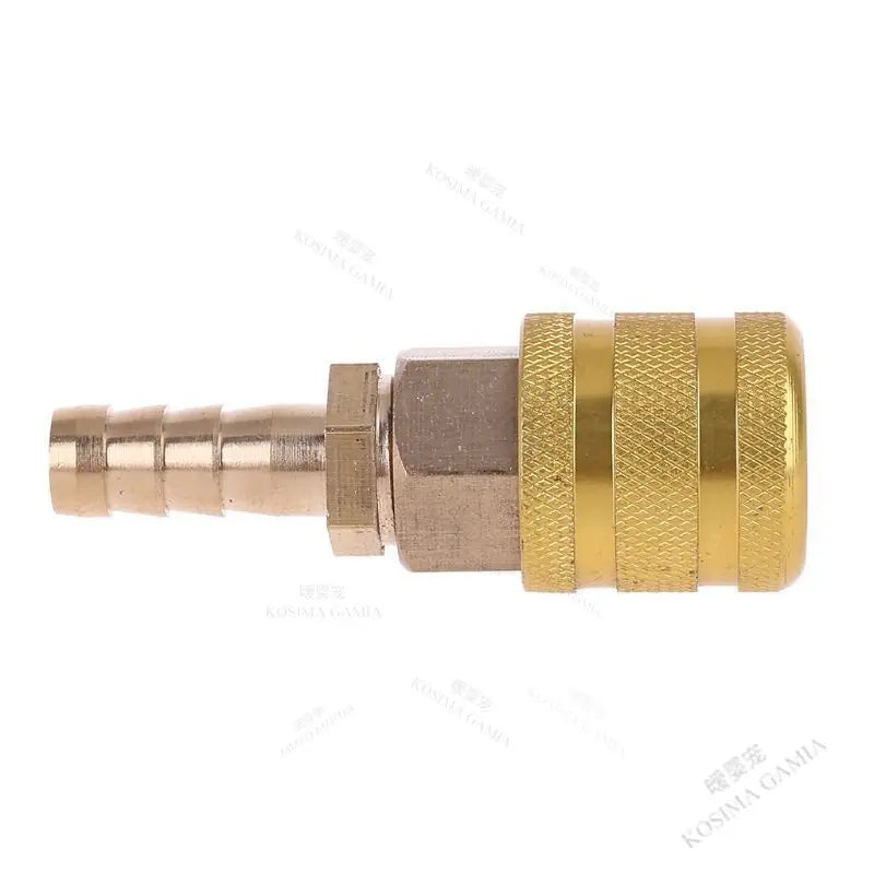 8mm Leakproof Tire Inflation Quick Connector | Brass Air Fitting Adapter additional angle