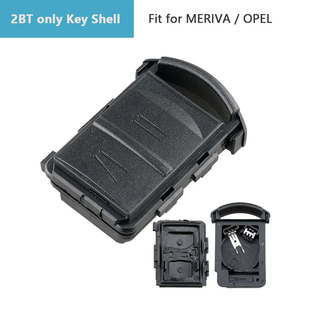 2 Buttons Car Key Remote Control Housing Replacement Fit for OPEL AGILA MERIVA CORS additional angle