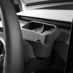 Tesla Model Y 2025 Model 3 Highland Steering Wheel Glasses Case | Silicone Phone Holder and Storage