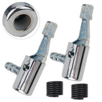 1/2pcs 1/4 Lock On Air Chuck Car Truck Tyre Inflator Valve Air Pump Clip Nozzle Metal alternate view
