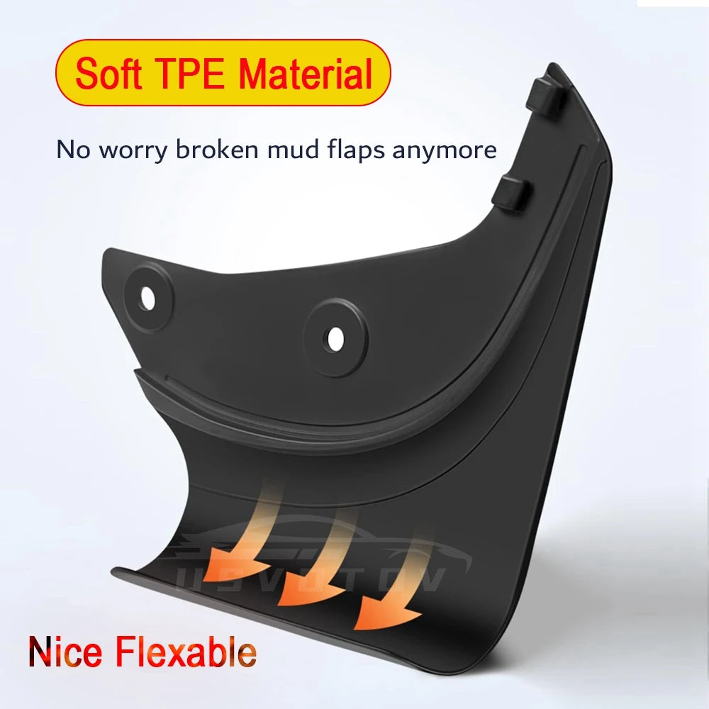 Tesla Model 3 and Model Y Mud Flaps 2025-2026 | Front and Rear Splash Guards lifestyle view