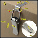 90 Degree Duck Mouth Toggle Latch Spring Loaded Hasp Lock Wooden Case Box Fastening additional angle
