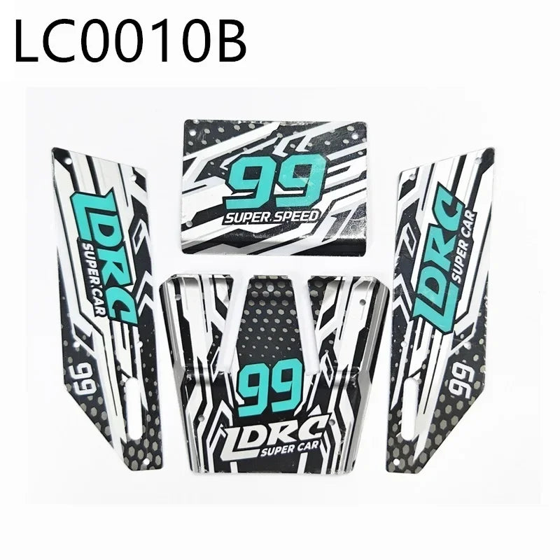 1/18 LDRC LD18401 LD18499 Modified Accessories Receiver Tire Motor Gearbox Servo Ge additional angle