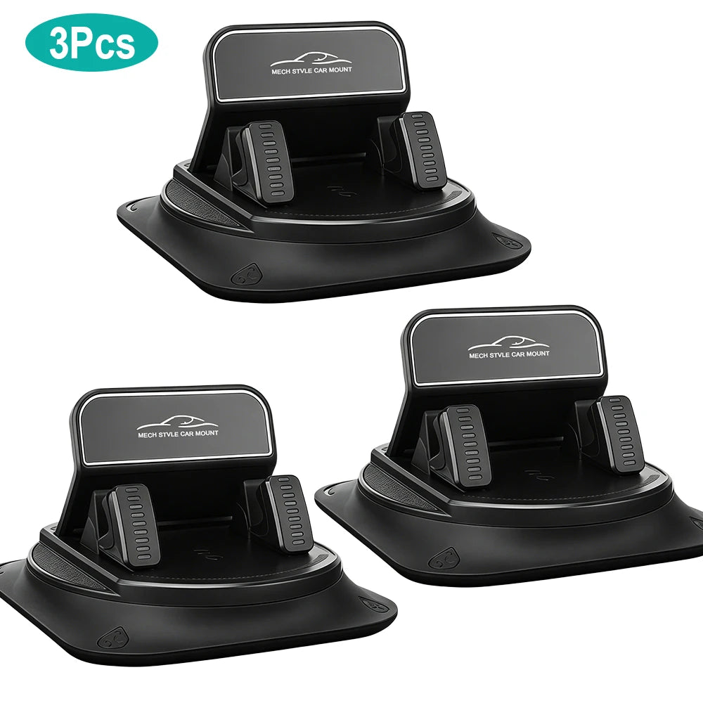 1-3Pcs 360 Degree Rotation Dashboard Phone Holder for Car, Anti-Slip Grips One-Hand O alternate view