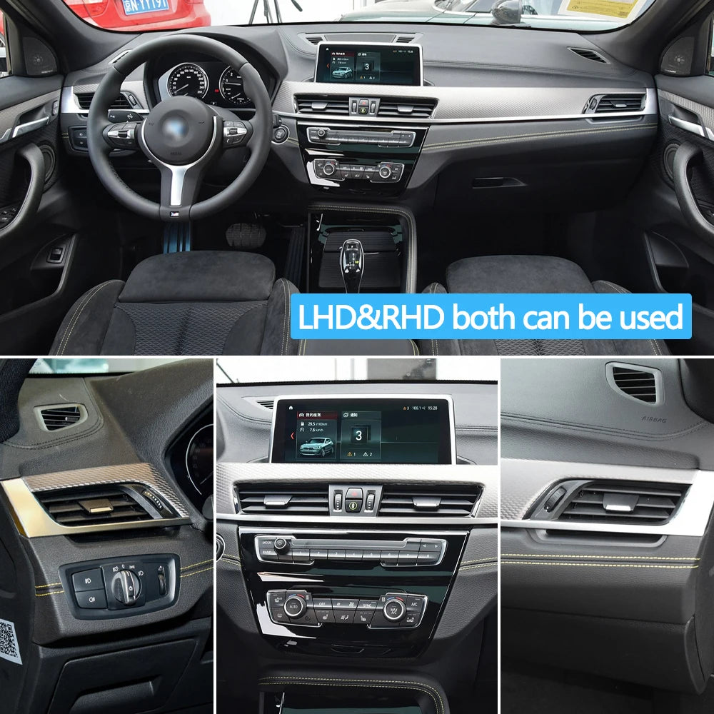 Car Front Dashbpard Air Conditioning Middle Left Right AC Vent Grille Repair Kit For BMW X1 X2 2 Series F48 F49 F39 F45 F46