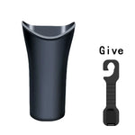 Black Plastic Car Trash Can with Hook for Umbrellas and Bottles alternate view