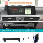 8.8-inch Screen Phone Holder Car for BMW X1 F48 X2 F39 2016-2019 Wireless Charging Mobile Phone Mounts Interior Accessories