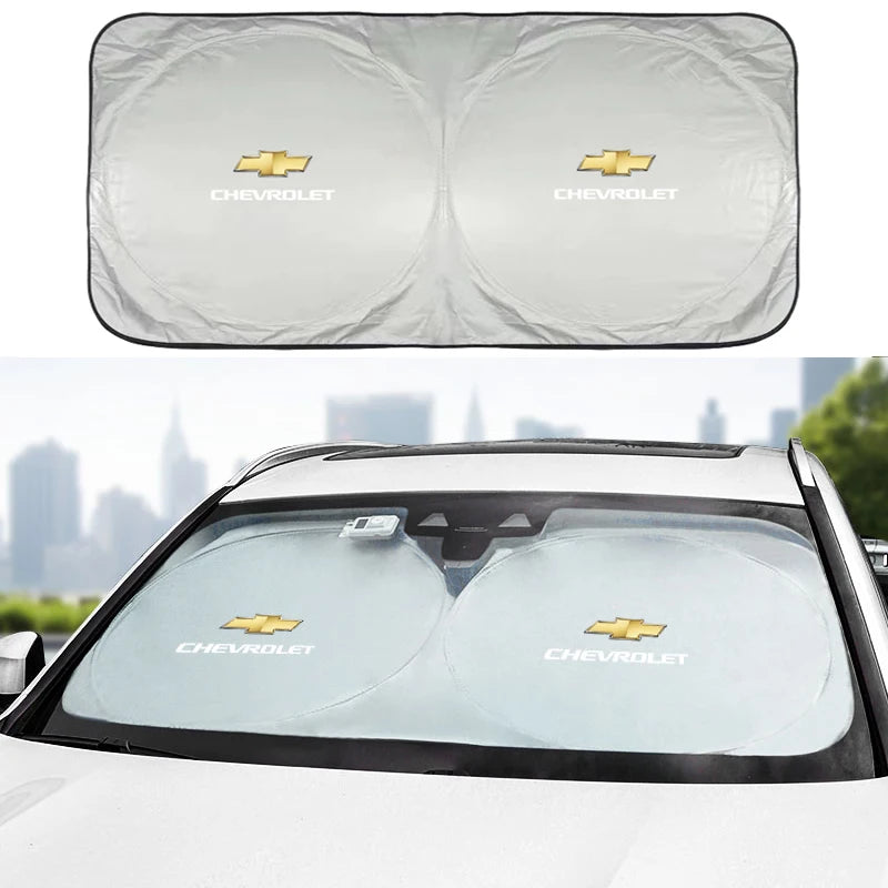 Car Windshield Sun Shade Visor | UV Protection Shield for Chevrolet Models