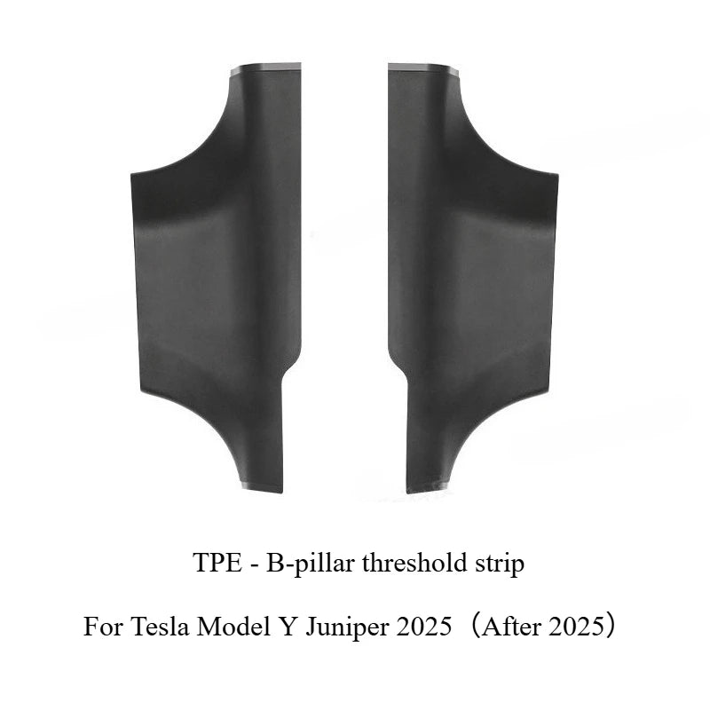 For Tesla Model Y Juniper 2025 Front Rear Door Sill Protector Threshold Strip A Pillar B detail view