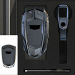 Car Key Shell Case Cover for Cadillac ATS CT6 CTS DTS XT5 Escalade ESV SRX STS XTS ELR 2014 - 2018 Remote Key Holder Keychain