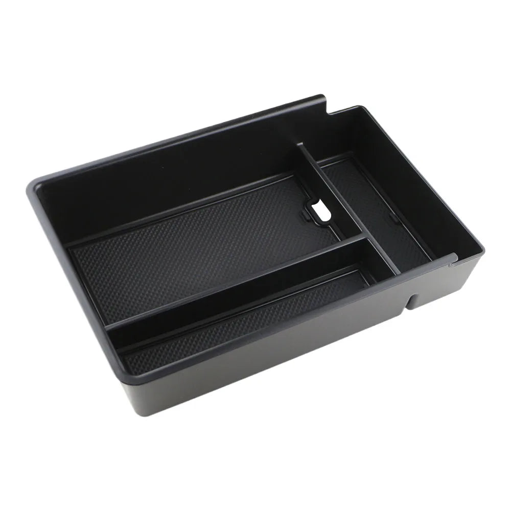 Xpeng G6 Center Console Armrest Storage Box | Custom Fit ABS + Silicone Organizer Tra alternate view