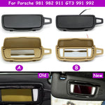 GT3 981 982 911 991 991 992 Car Front Left Right Sun Visor Vanity Mirror Cover For Porsche Boxster Cayman Carrera Traga