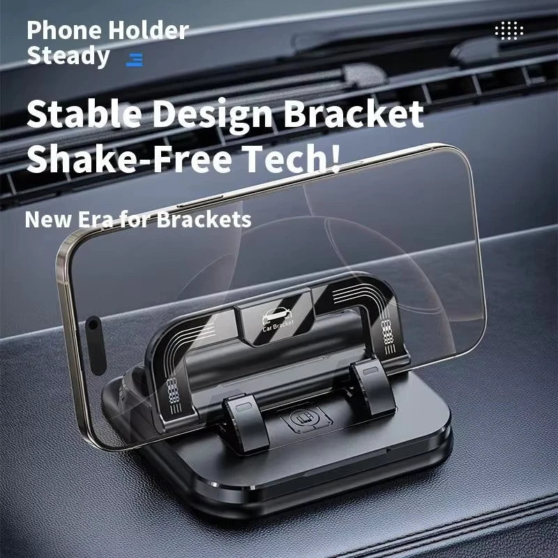 360° Rotatable Universal Car Phone Holder with Parking Number Plate Dashboard Mount detail view