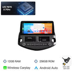 Carplay Auto Android 14 Car DVD Player GPS Navigation for Toyota RAV4 2007-2012 | 12.3" detail view